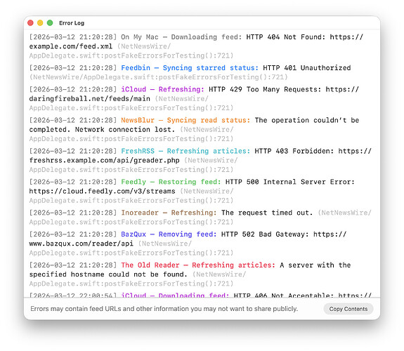 MacErrorLogWindow